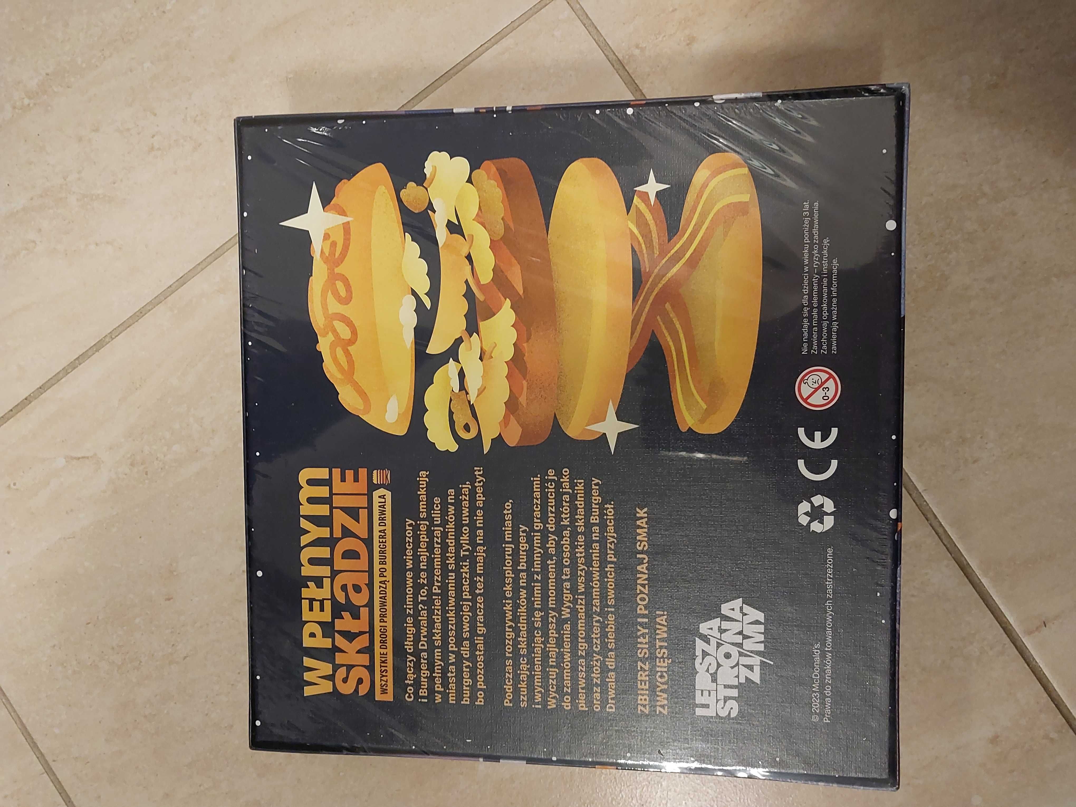 Gra planszowa mc donalds w pełnym składzie