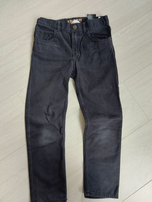 Spodnie czarne H&M rozm 128cm  7-8lat  komunia, chrzest, wesele
