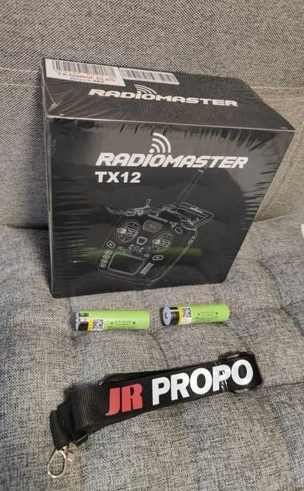 Новий Radiomaster TX12 mkii ERLS  Газ зліва FPV кейс шнурок та Акуми