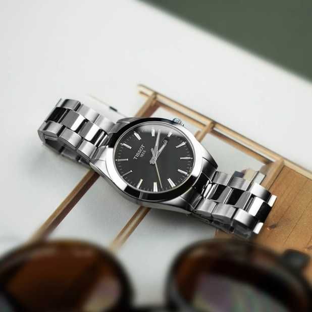 TISSOT GENTLEMAN model T127.410.11.051.00 Silver/Black