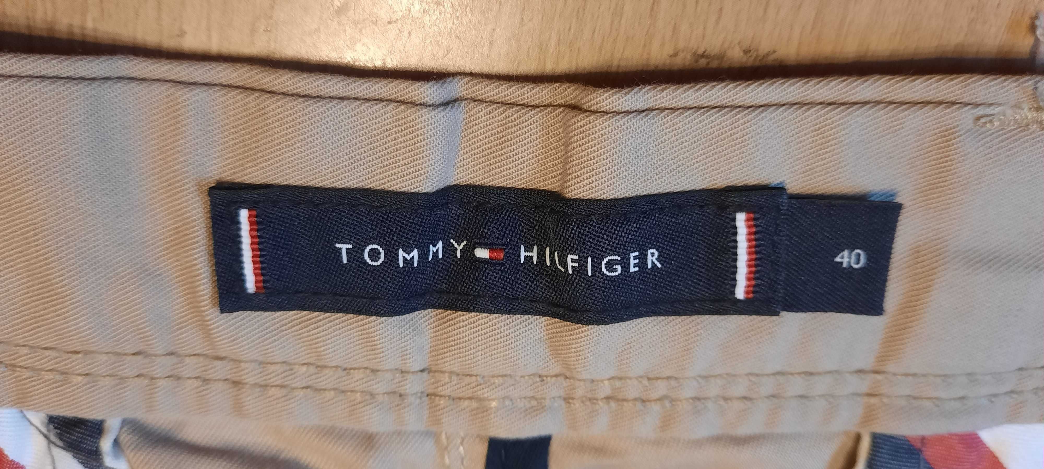 Krótkie spodnie TOMMY HILFIGER r.XL (W40) stan idealny