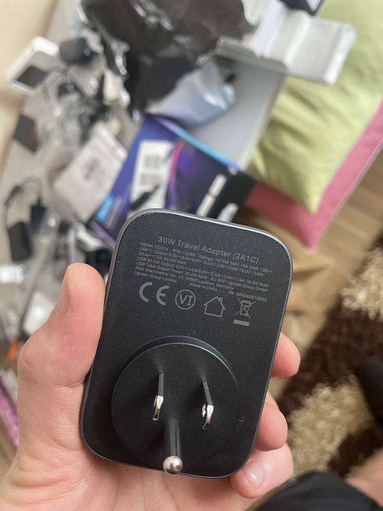 Wtyczka podróżna angielska ugreen cd314