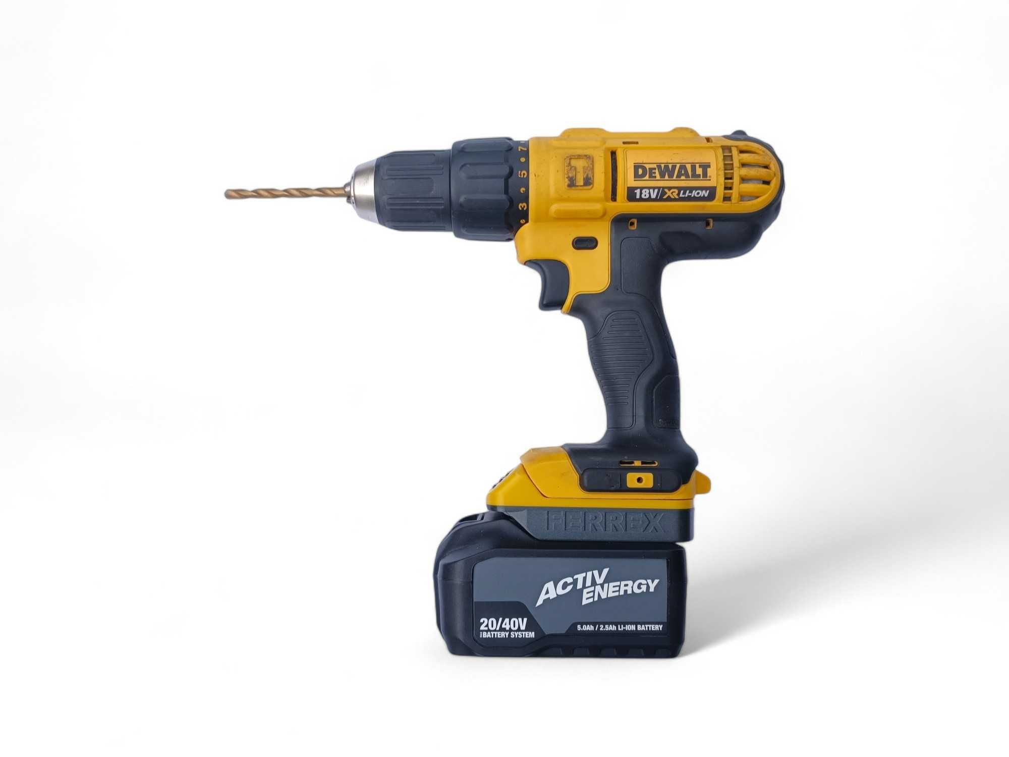 Adapter Dewalt XR18 na baterie Active Energy Ferrex z Aldi