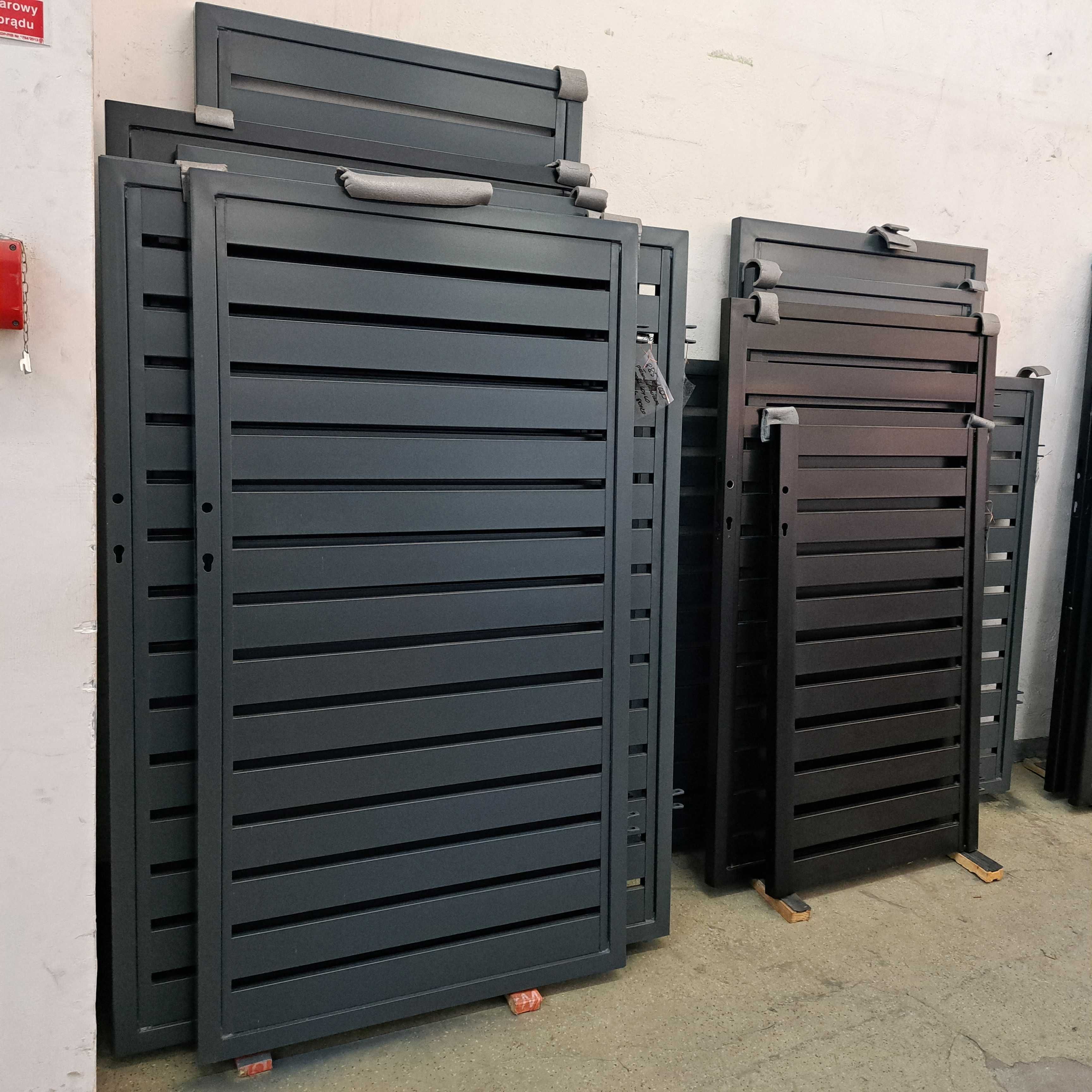 Furtka palisadowa furtka wejściowa kompletna 100 x 170 bramka  brama
