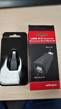 Audioquest adapter przejściówka usb B - USB micro B do DAC