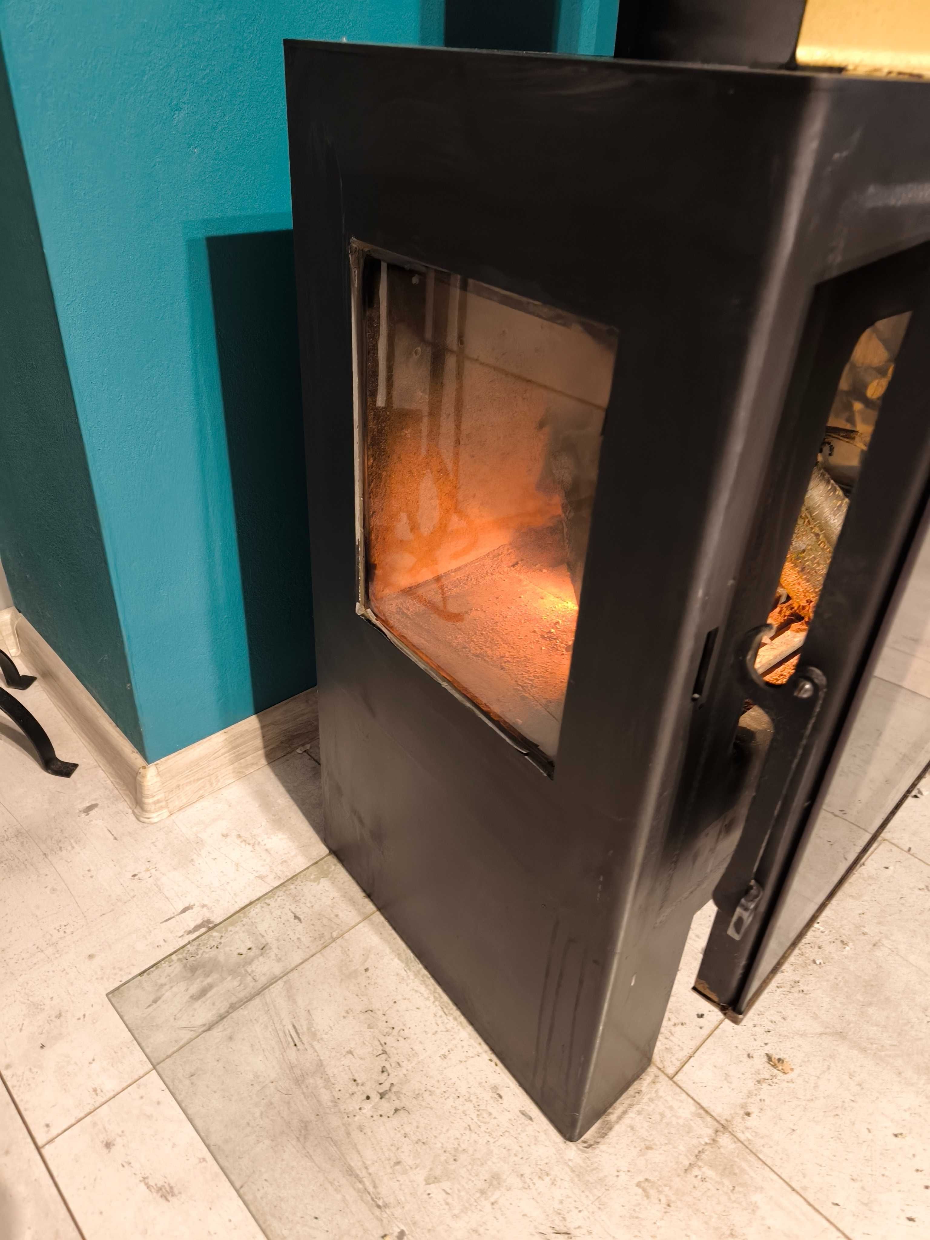piec koza trzyszybowa Panadero Piec stalowy Java Wall Ecodesign 5,9kv