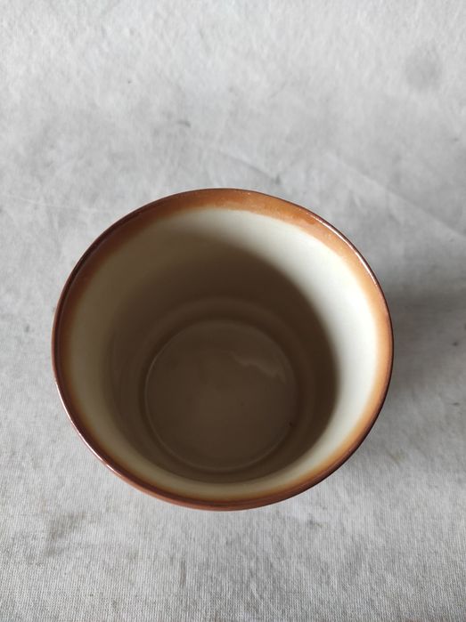 Kubki barowe porcelit Tułowice 3 sztuki okres PRL