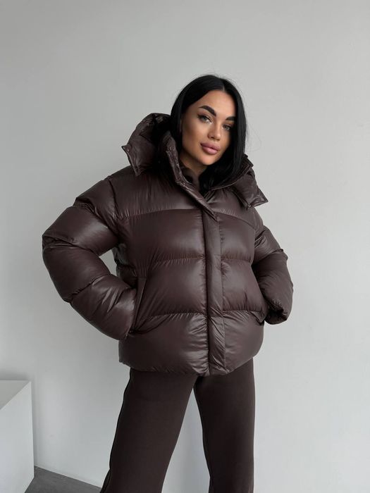 Пуфер Шоколад  Молоко Чорний Рожевий Плащівка Єко-пух