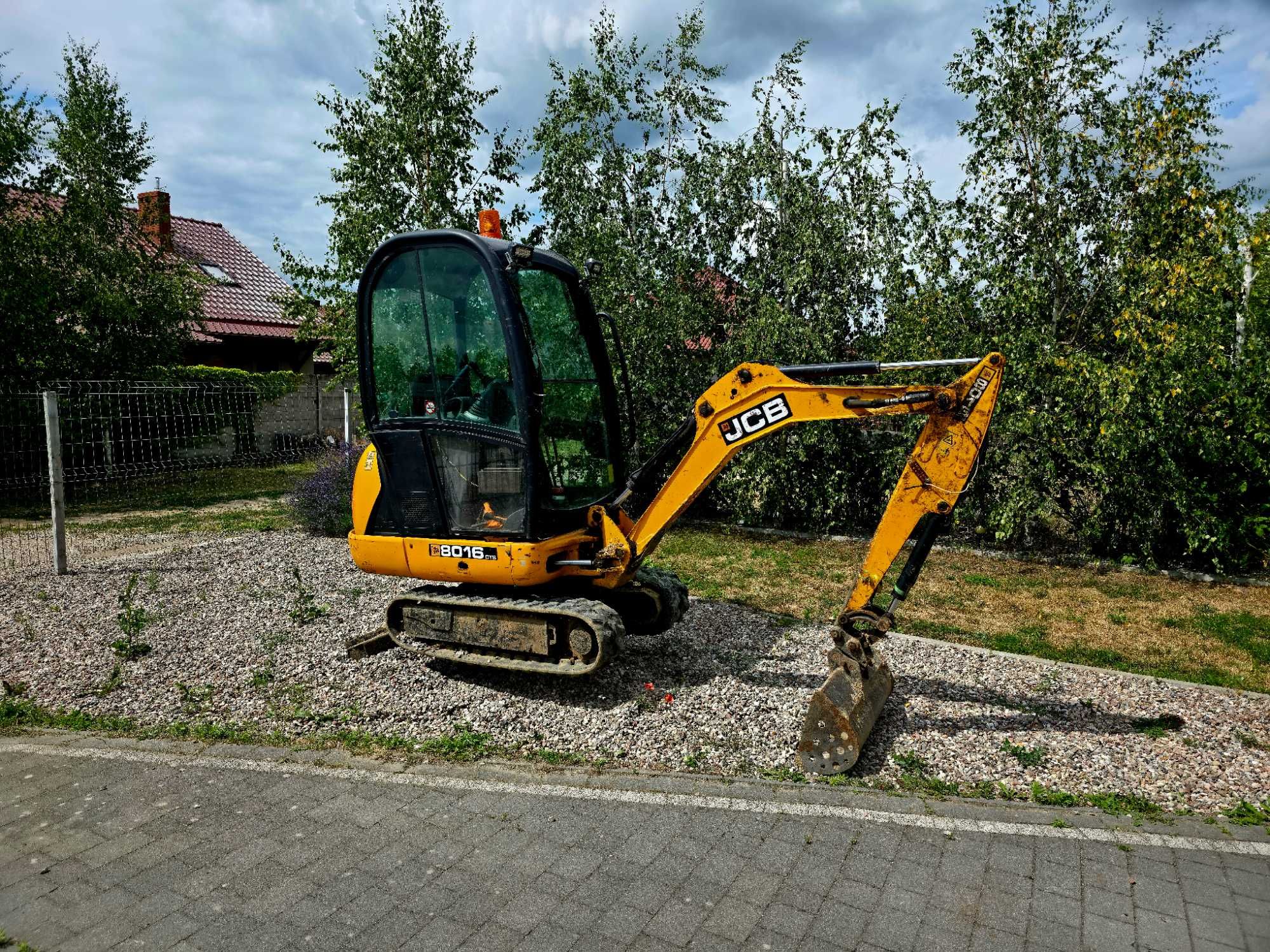 2014 ! Minikoparka JCB 8016  Malo Motogodzin!
