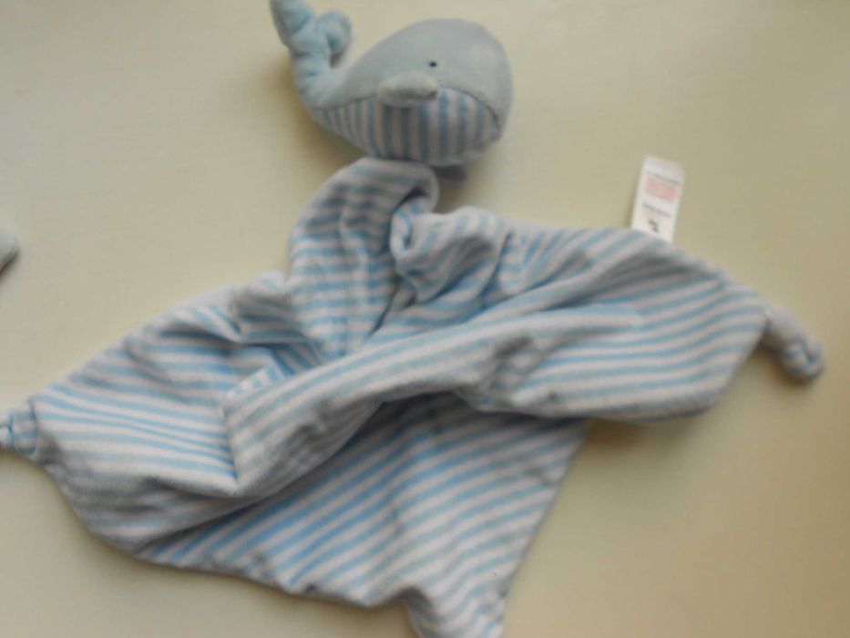 TU delfinek szmatka komforter supełki błękitna