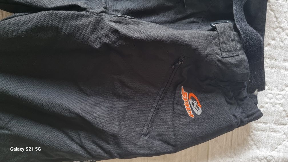 Calças motard com proteções
