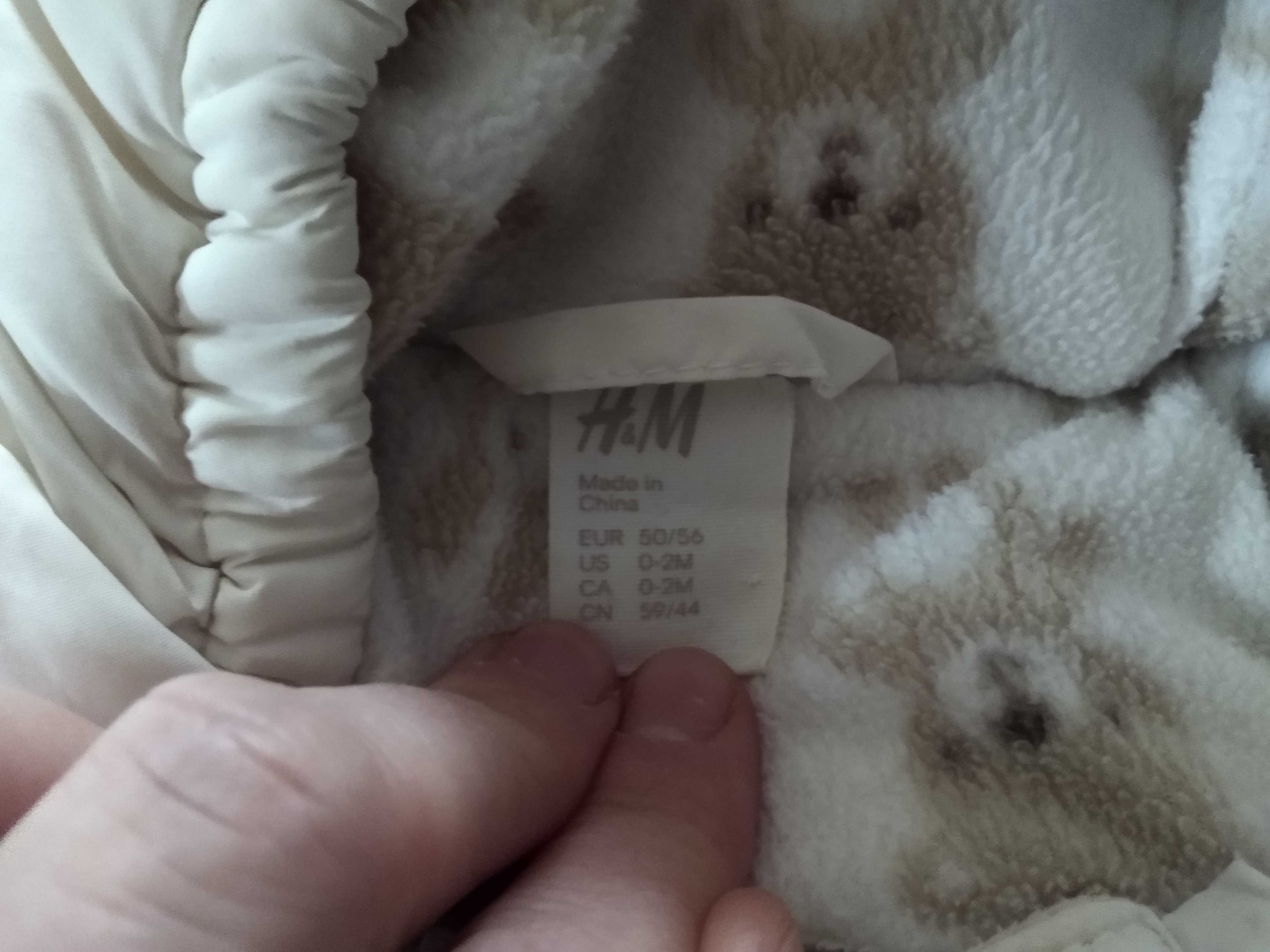 Zimowy śpiworek kombinezon 50/56 H&M
