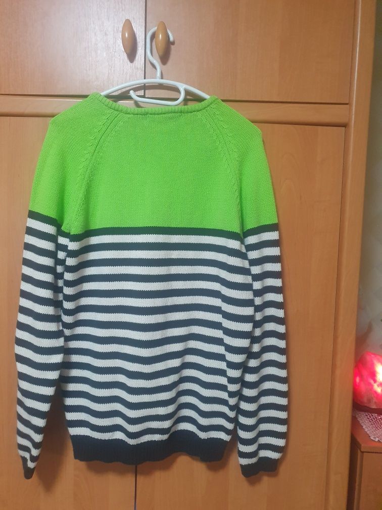 Светр  полоска Л L Zara man