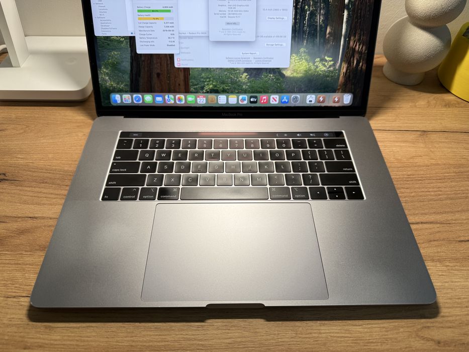 MacBook Pro 15’ 2019 Intel i9 16Gb 512Gb AMD 560X 4Gb
