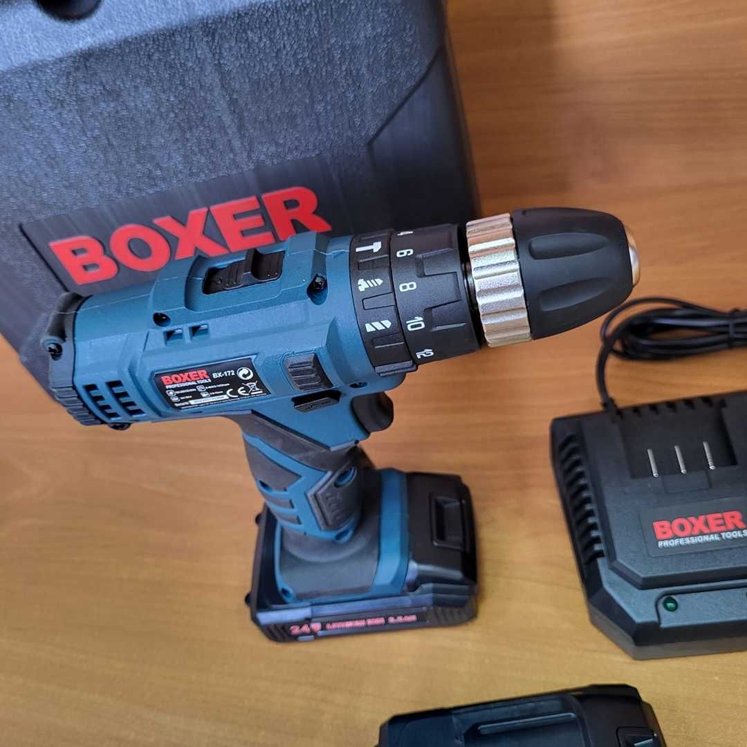 Wiertarko wkrętarka udarowa boxer 2x akumulator