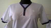 koszula shirt tennis Sergio Tacchini L/40 uni bawełna #vintage