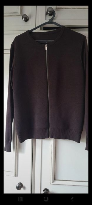 Casaco de malha canelado