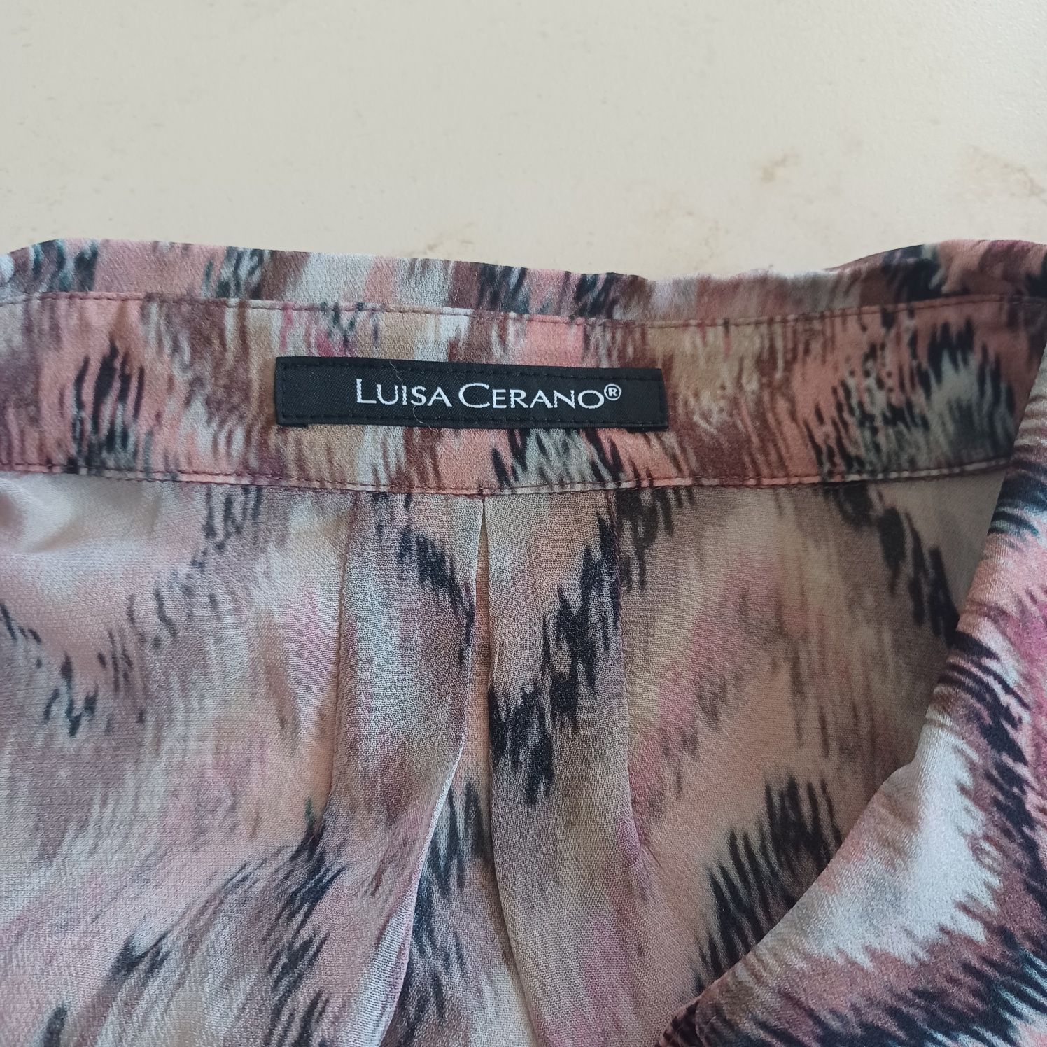 Bluzka koszulowa prestiżowej firmy LUISA CERANO jak nowa / salon 179€