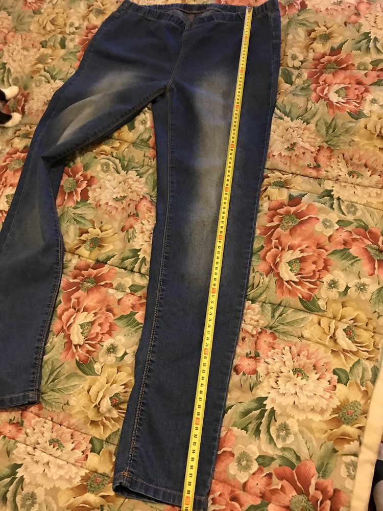 Jegginsy jeansowe L New Yorker
