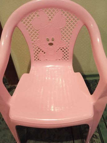 Детский стул пластик для девочки