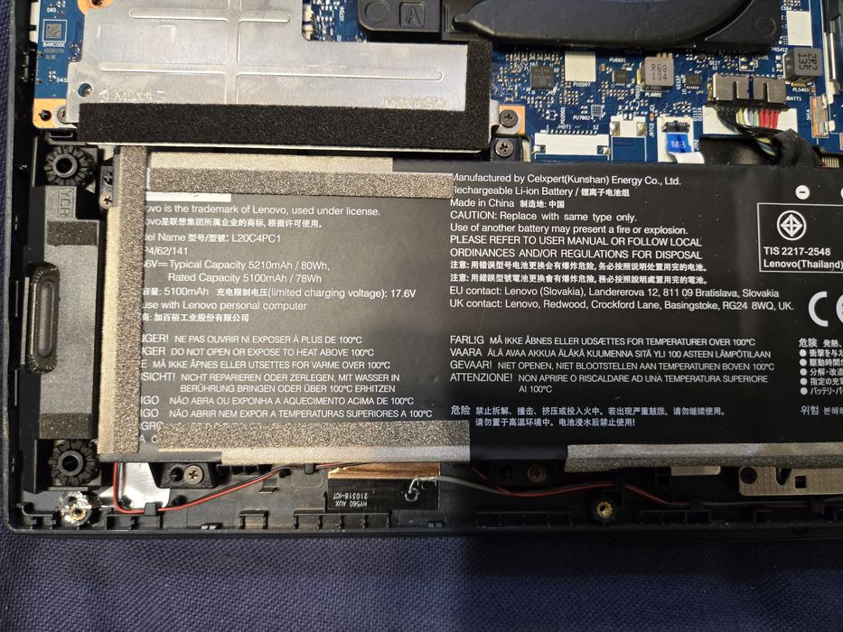 На запчастини ноутбук Lenovo Legion 5 15ACH6H (82JU0065RM)