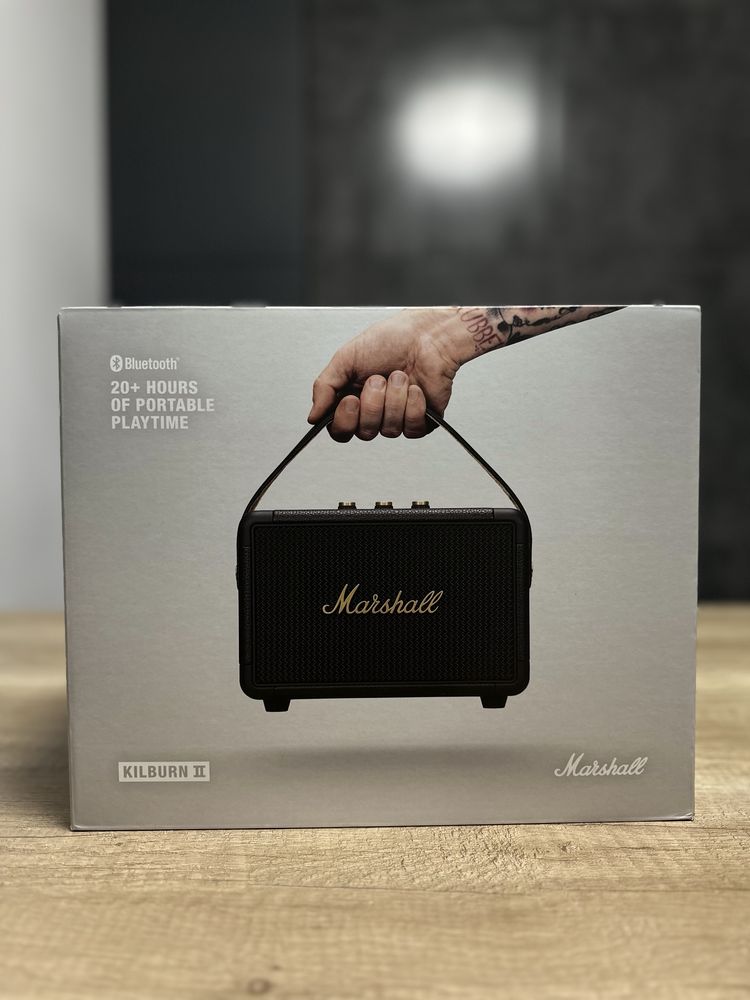 Marshall Kilburn Il Bluetooth Black and Brass / Портативна колонка