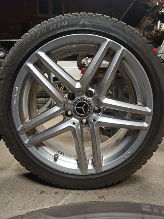 Koła zimowe 18 5x112 Mercedes Audi VW Seat Skoda 225/45 r18 Pirelli