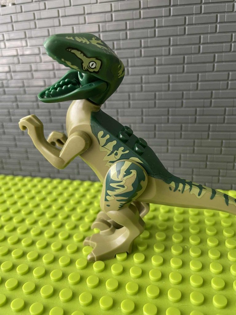 Zestaw 8 dinozaurów Raptor Tyranozaur TRex klocki kompatybilne z LEGO