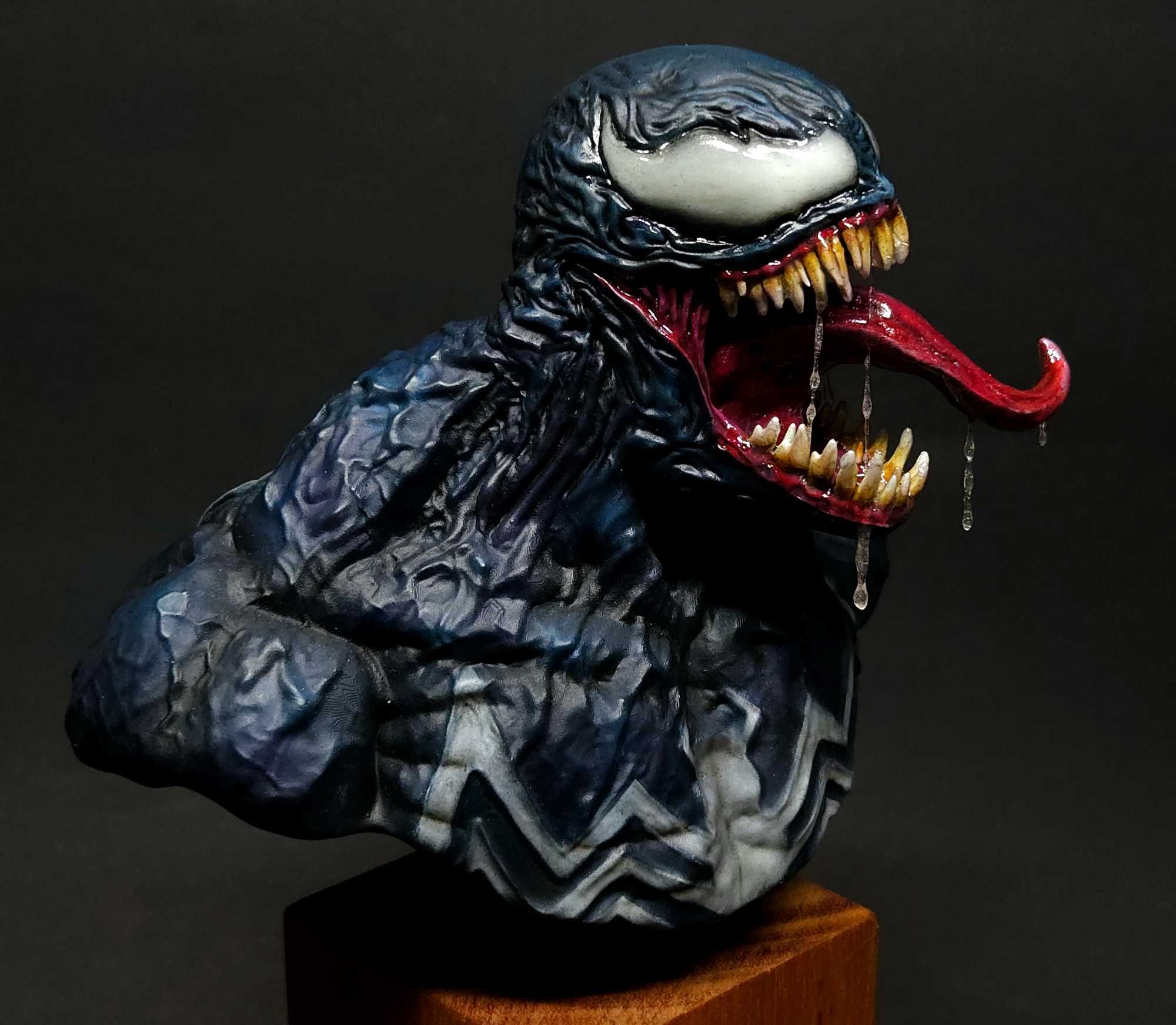 !Venom popiersie w skali 1/8 własnoręcznie malowane!