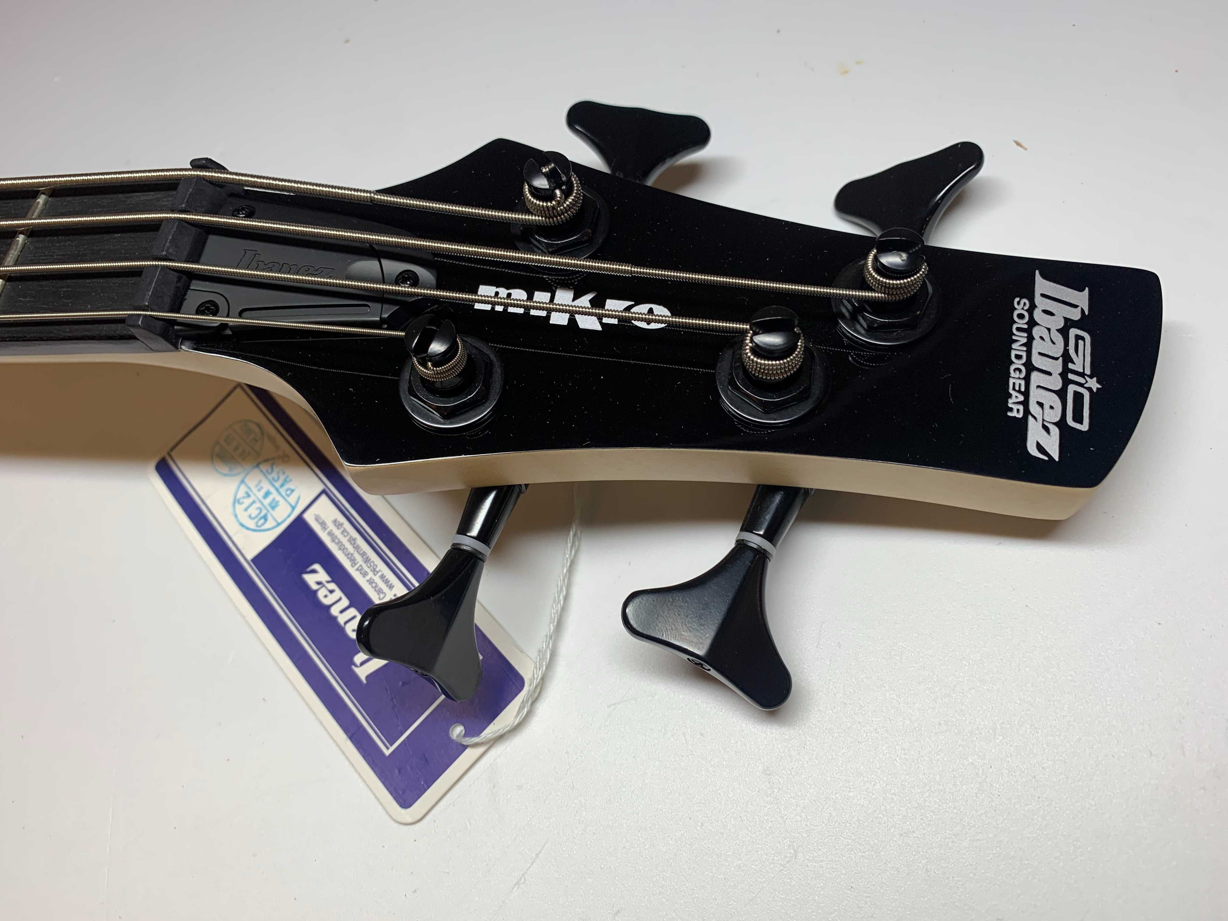Ibanez elektryczna gitara basowa GSRM20B-WNF orzechowe wykończenie 3/4