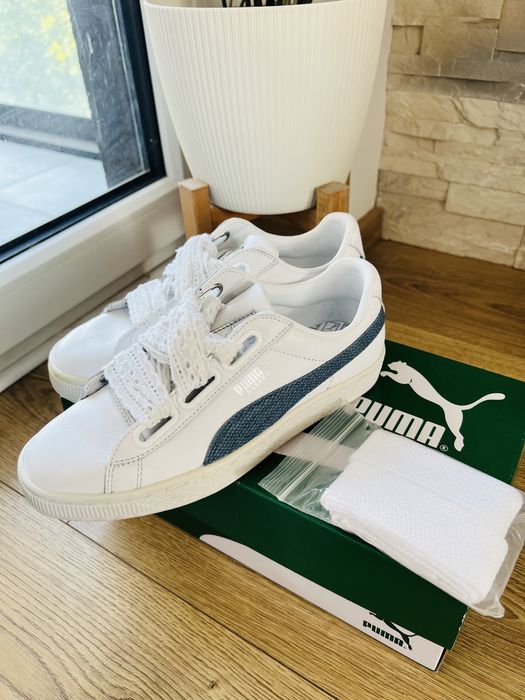 Buty damska snekersy. Puma oryginalne. Białe