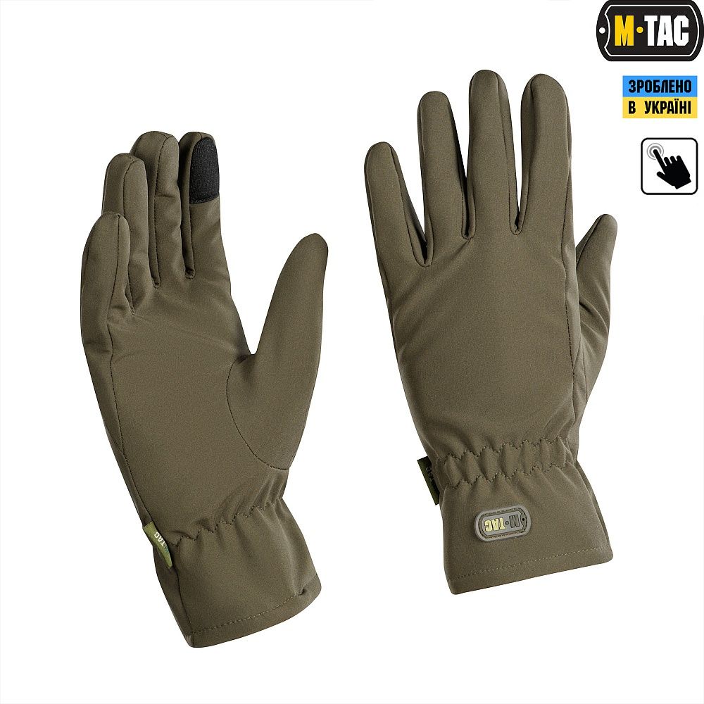 M-TAC рукавички Winter SOFT SHELL olive XL