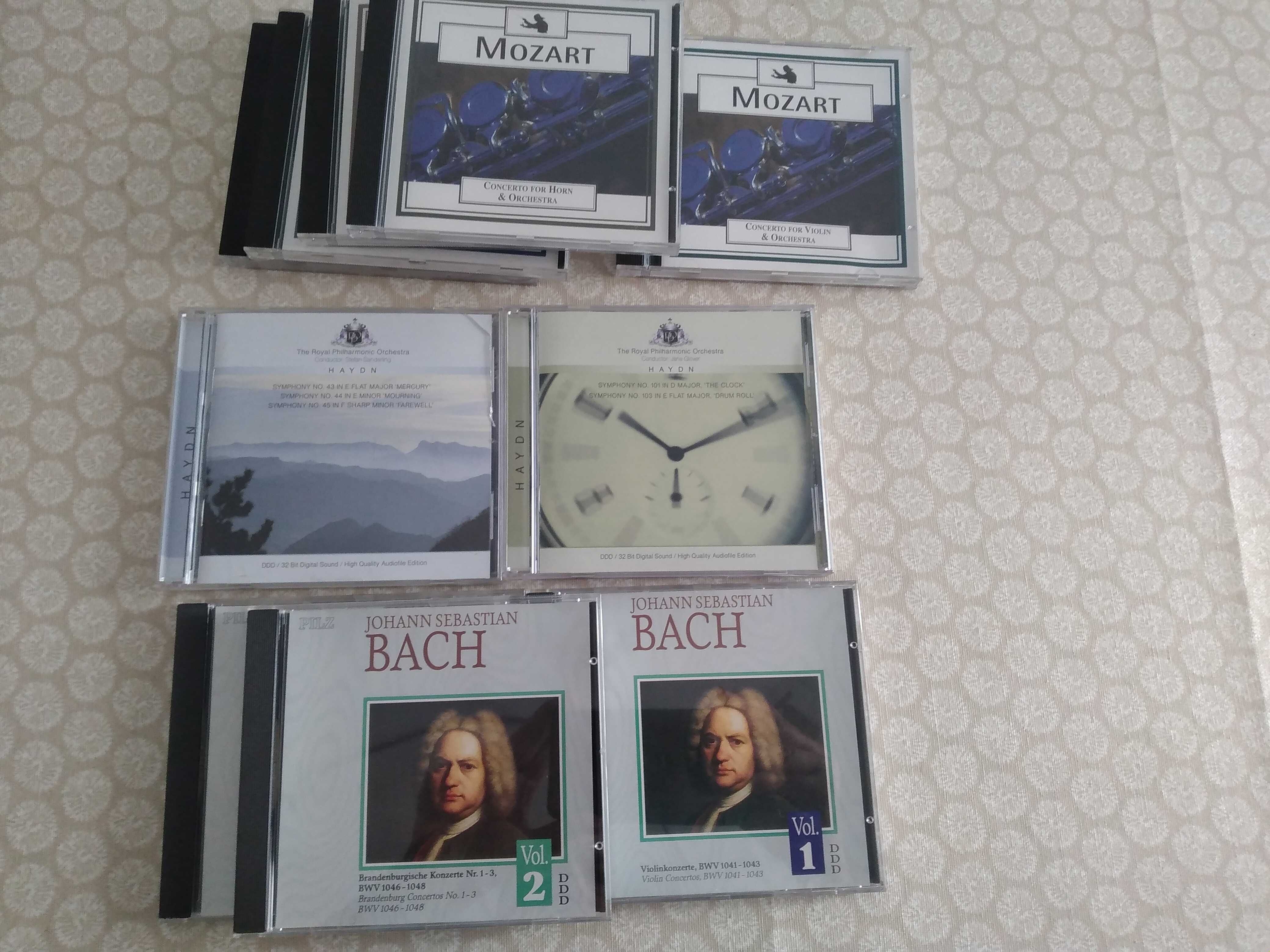CDs e DVDs de grandes compositores clássicos