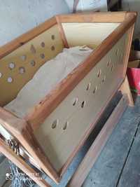 Łóżko dla dzieci niemowlaków vintage