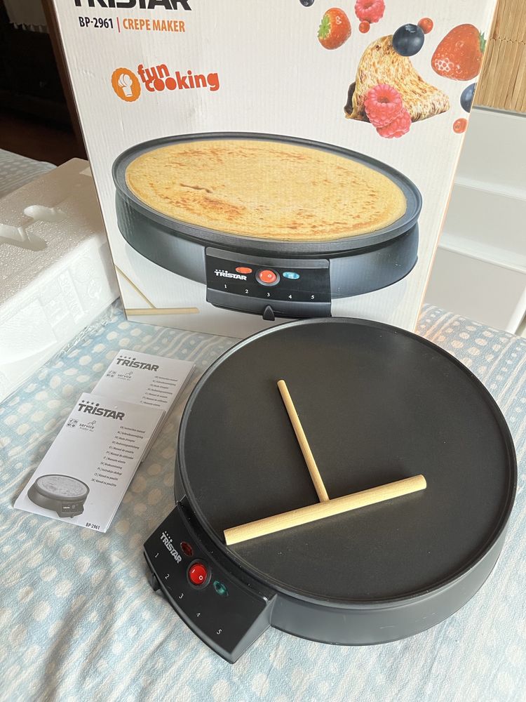 Maquina de crepes elétrica