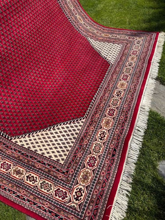 Jak nowy wełniany kaszmirowy dywan perski Indo Mir 365x255 gal 20 tyś