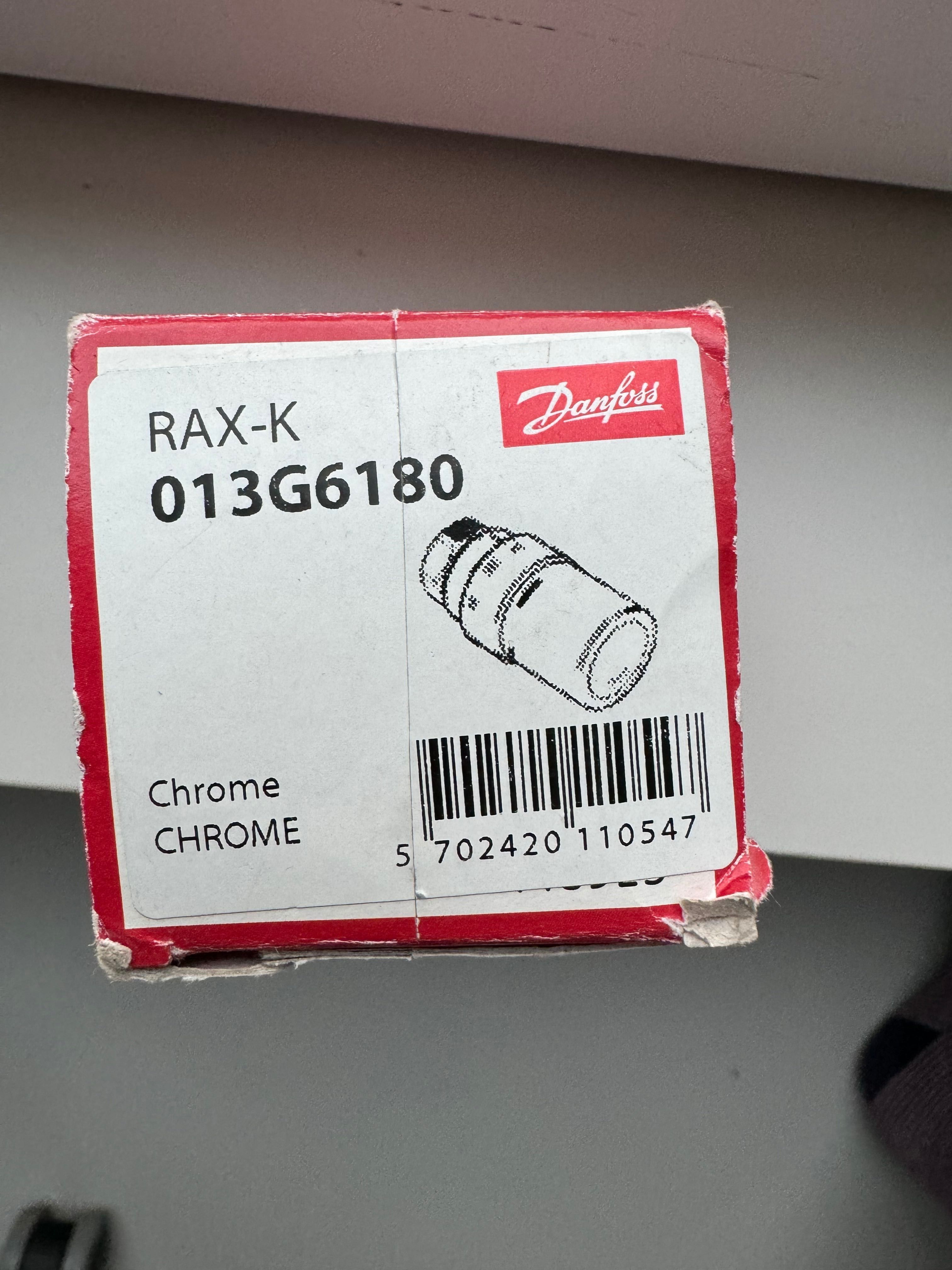 Głowica termostatyczna termostat Danfoss RAX-K 013G6180 Chrom nowa