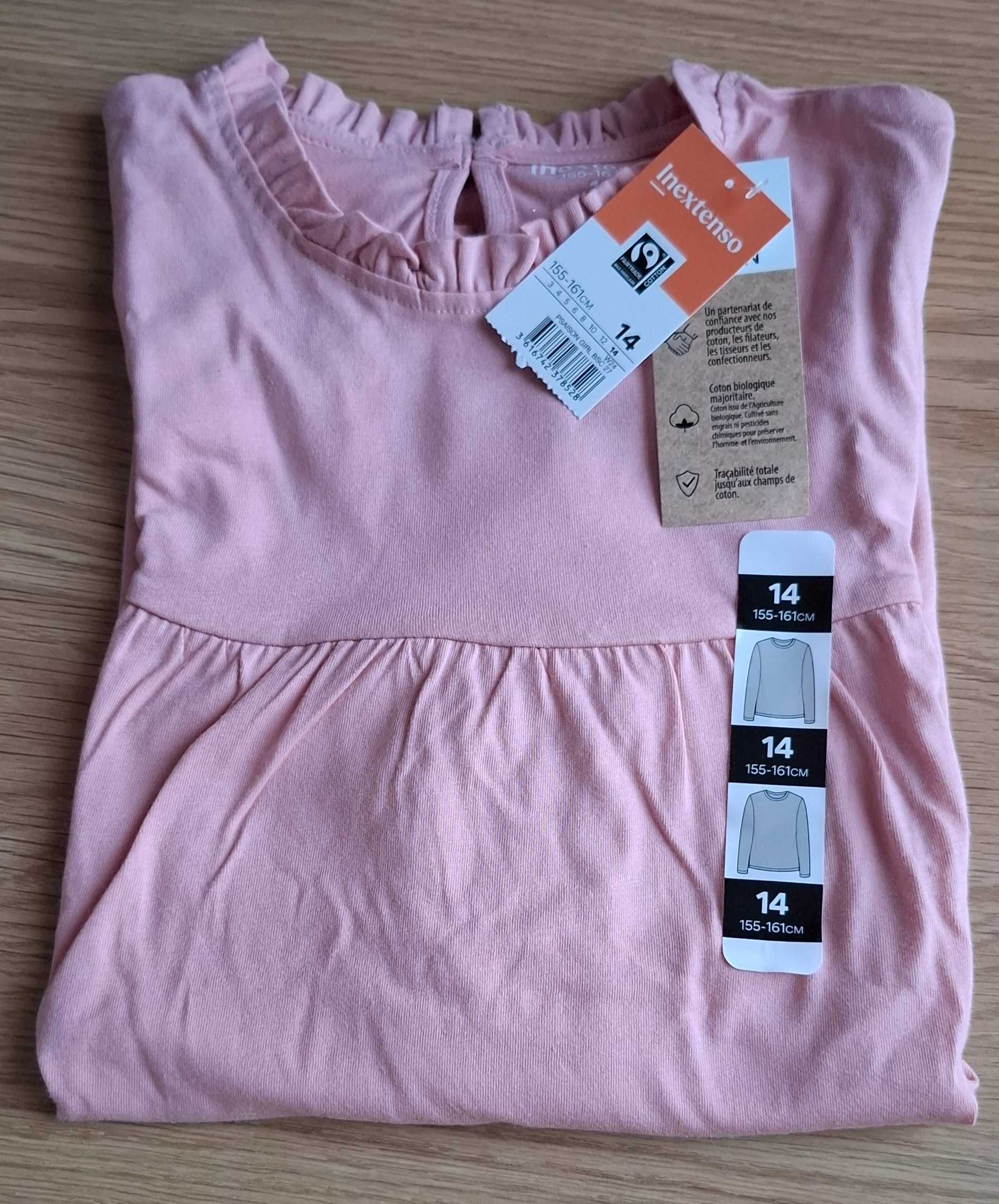 Camisola Rosa (Novo): Tam 14 Anos