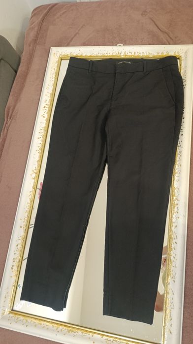 Eleganckie, czarne damskie spodnie w kant, Zaraz, rozm. L(40) idealne