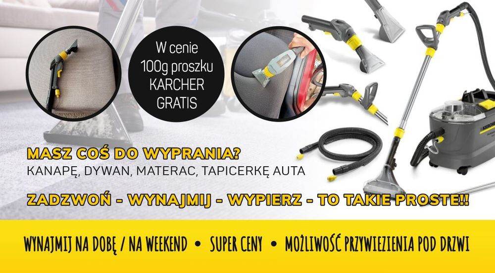 Wynajem Odkurzaczy Piorących Warszawa Targówek,Białołęka,Bródno