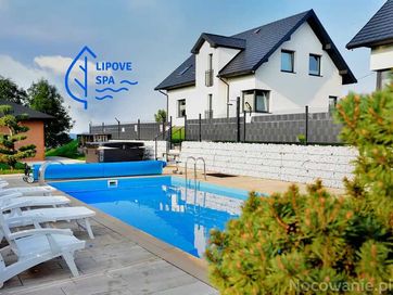 LIPOVE SPA całoroczne domki na wynajem, sauna, jacuzzi, basen, grill.