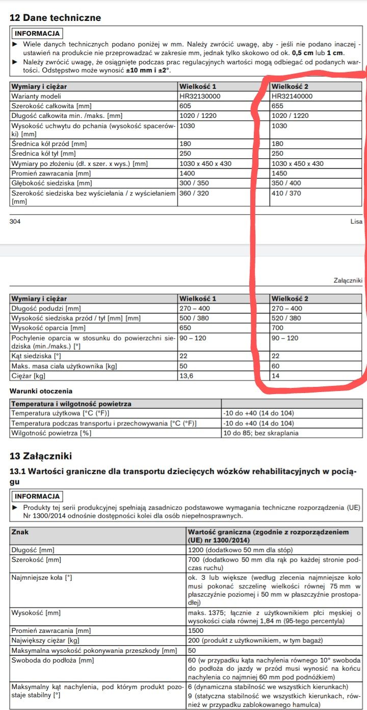 Wózek inwalidzki spacerowy dziecięcy Ottobock Lisa 2