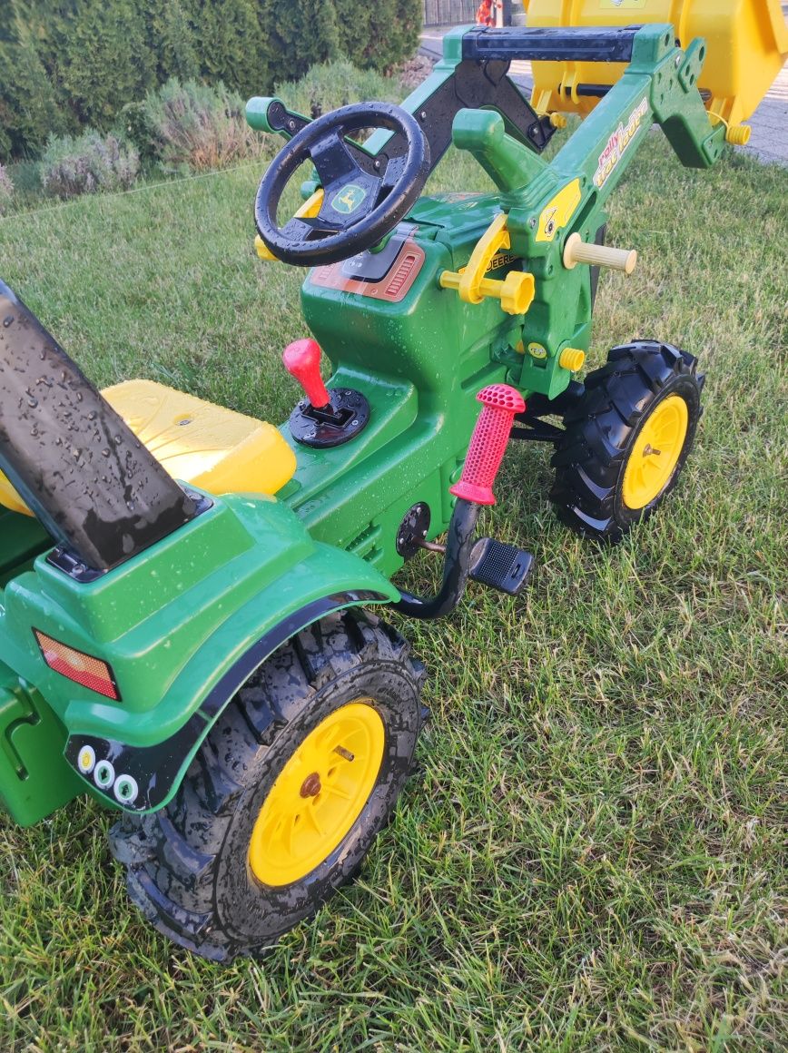 Traktor John Deere z łyżką do ładowania Rolly Toys