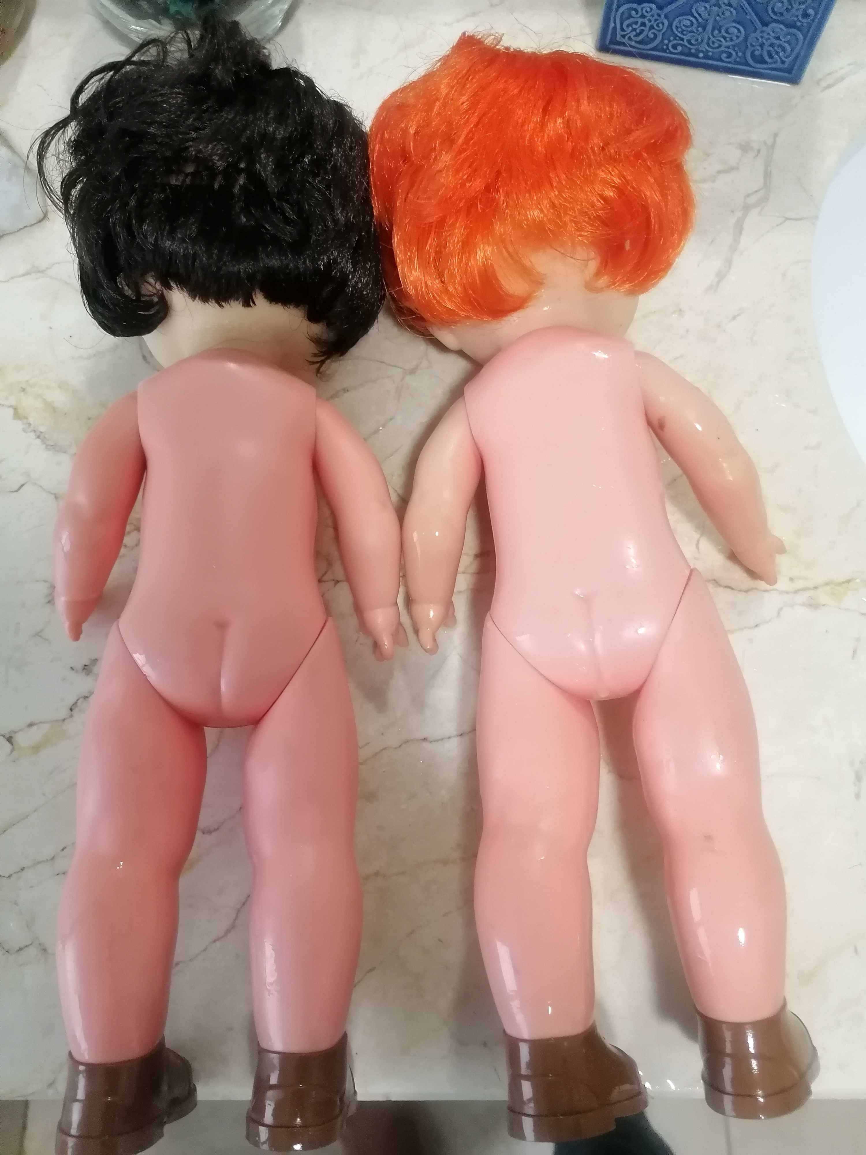 Bonecos original da Heidi e do Pedro