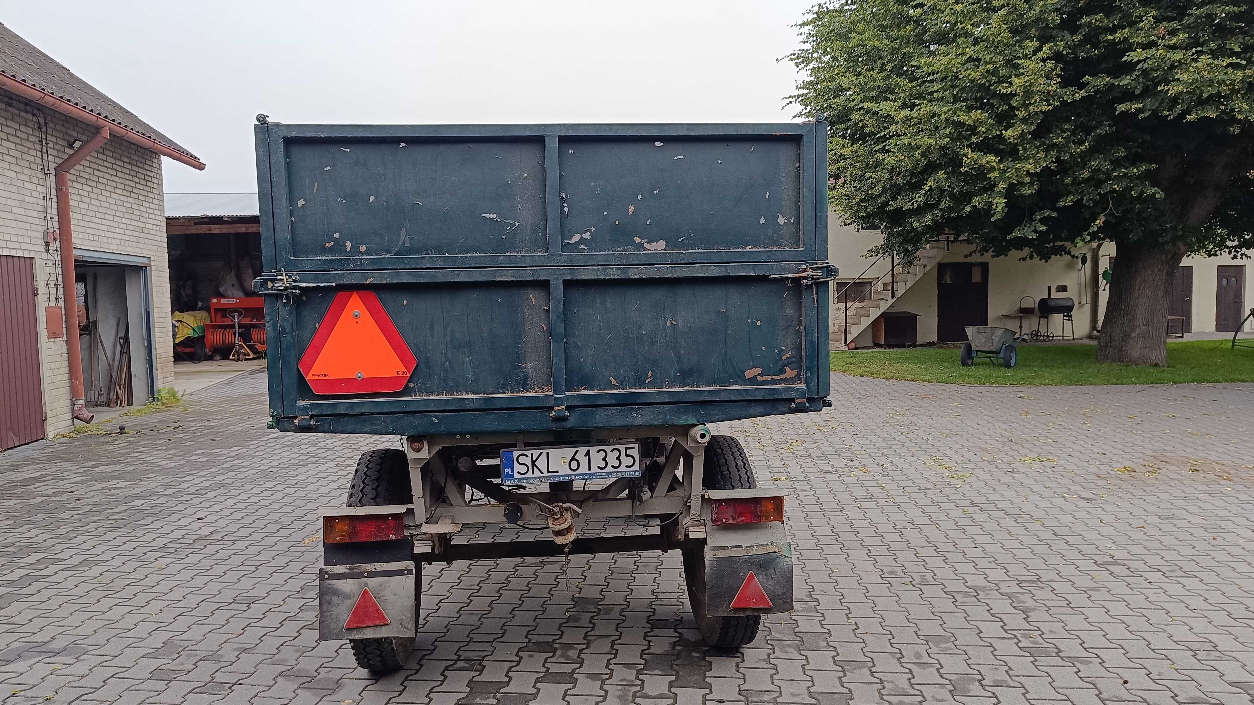 Przyczepa wywrotka zarejestrowana (d45s,d35,d45)