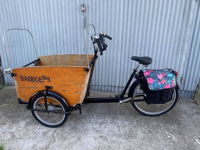 Rower riksza surówka pod Coffy Bike BABBOE BIG skrzyniasakwy pokrowiec