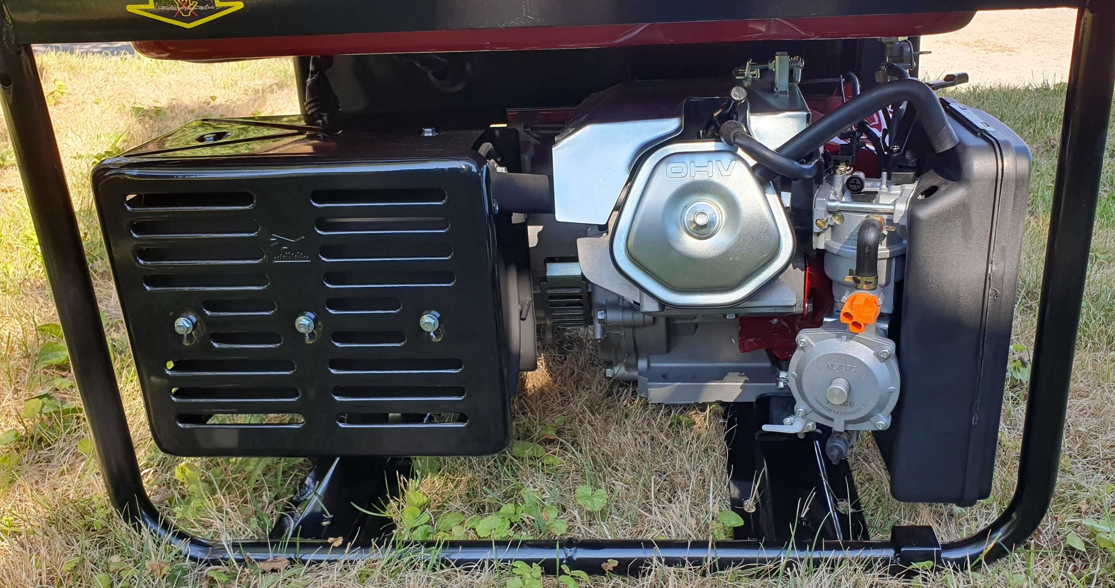 Генератор Bison BS6500E, 5/5,5 кВт., електростартер, газ/бензин.