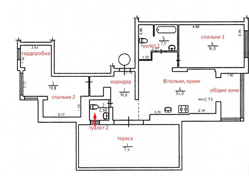 Дизайнерська квартира з терасою в ЖК Венеція пентхаус супер краєвид