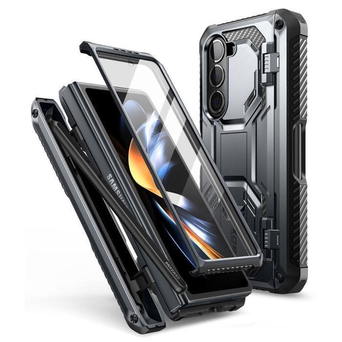 Etui Supcase ArmorBox Pen do Galaxy Z Fold 5 - Czarny