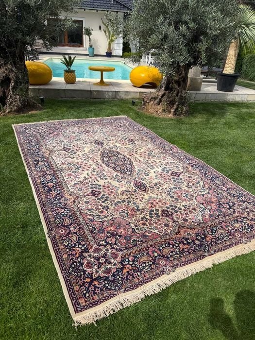 Idealny Dywan Perski R.Tkany Kaszmirowy Indo Keshan 330x200 gal.20 tyś